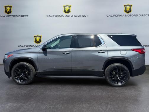 Satin Steel Metallic 2021 Chevrolet Traverse LS