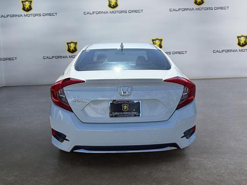 Platinum White Pearl 2019 Honda Civic EX