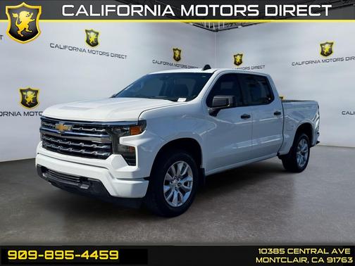 Summit White 2023 Chevrolet Silverado 1500 Custom