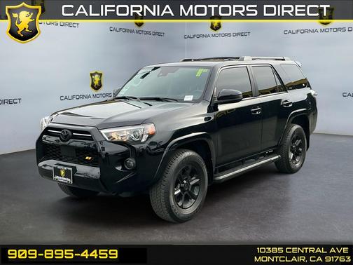 Midnight Black Metallic 2022 Toyota 4Runner SR5