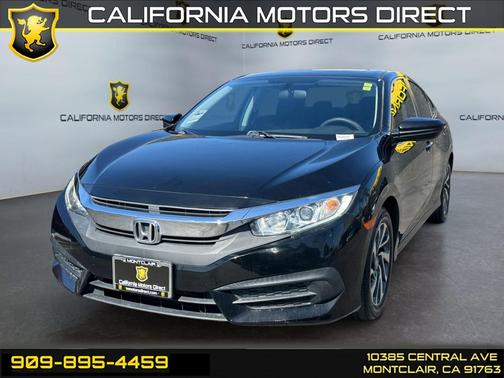 Crystal Black Pearl 2018 Honda Civic EX
