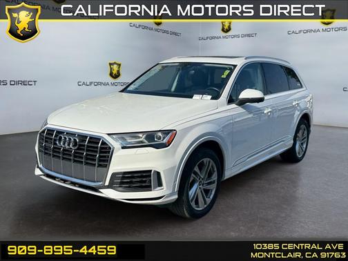 Carrara White 2021 Audi Q7 55 Premium Plus