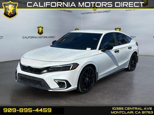 Platinum White Pearl 2023 Honda Civic Sport