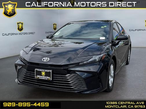 Midnight Black Metallic 2025 Toyota Camry SE