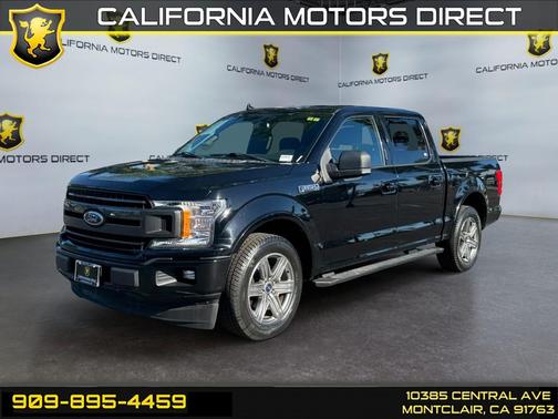 Shadow Black 2018 Ford F-150 XLT