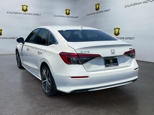 Platinum White Pearl 2023 Honda Civic Touring