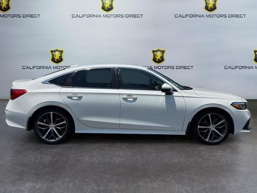 Platinum White Pearl 2023 Honda Civic Touring