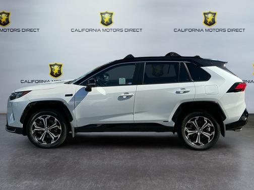 Wind Chill Pearl/Midnight Black Metallic 2024 Toyota RAV4 Prime XSE