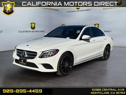 Polar White 2019 Mercedes-Benz C-Class Sedan
