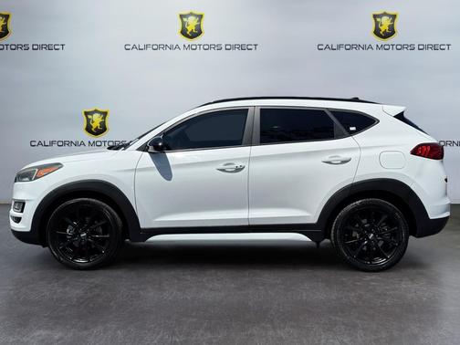 Dazzling White 2019 Hyundai TUCSON Night