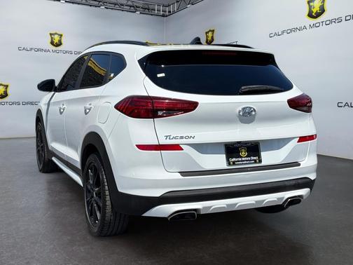 Dazzling White 2019 Hyundai TUCSON Night