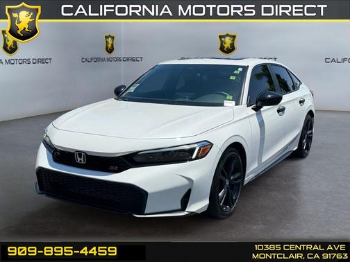 Platinum White Pearl 2025 Honda Civic Si Base