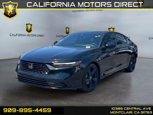 Crystal Black Pearl 2024 Honda Accord Hybrid Sport-L