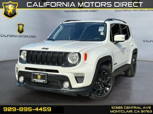 Alpine White Clearcoat 2019 Jeep Renegade Altitude