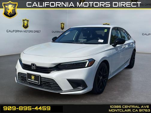 Platinum White Pearl 2023 Honda Civic Sport