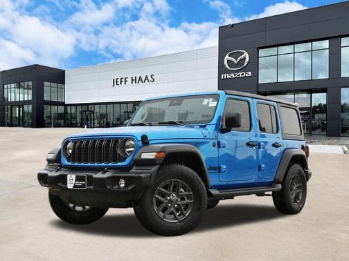 Hydro Blue Pearlcoat 2025 Jeep Wrangler Sport