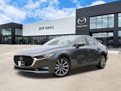 Machine Gray Metallic 2025 Mazda Mazda3 FWD w/Preferred Package