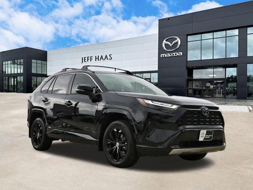 Midnight Black Metallic 2024 Toyota RAV4 Hybrid SE