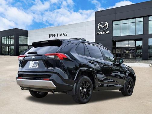 Midnight Black Metallic 2024 Toyota RAV4 Hybrid SE