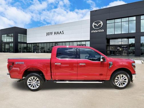 Rapid Red Metallic Tinted Clearcoat 2025 Ford F-150 Lariat