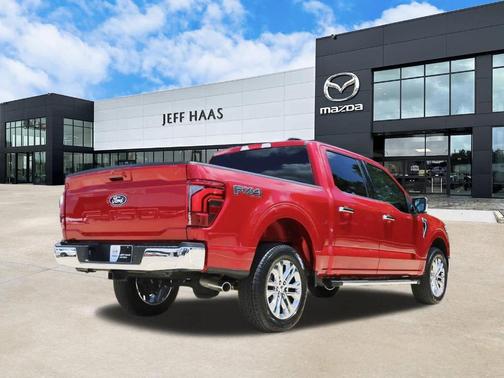 Rapid Red Metallic Tinted Clearcoat 2025 Ford F-150 Lariat