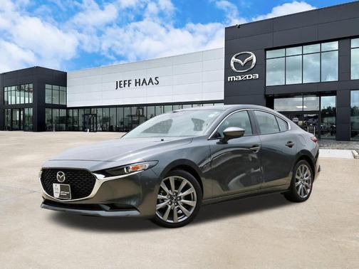 Machine Gray Metallic 2025 Mazda Mazda3 FWD w/Preferred Package