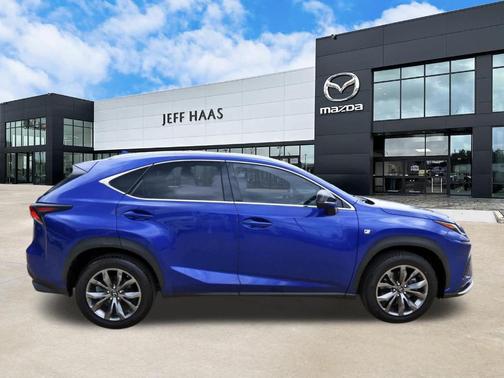 Ultrasonic Blue Mica 2021 Lexus NX 300 F Sport