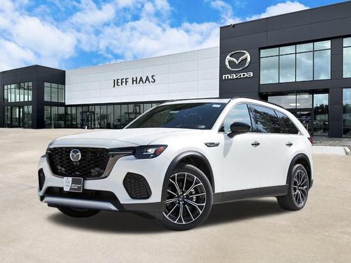 Rhodium White Premium 2025 Mazda CX-70 PHEV Premium Plus Package