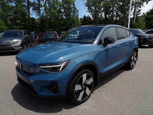 Fjord Blue 2023 Volvo C40 Recharge Pure Electric Ultimate