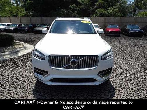 Crystal White 2025 Volvo XC90 Plug-In Hybrid T8 Plus 7 Passenger