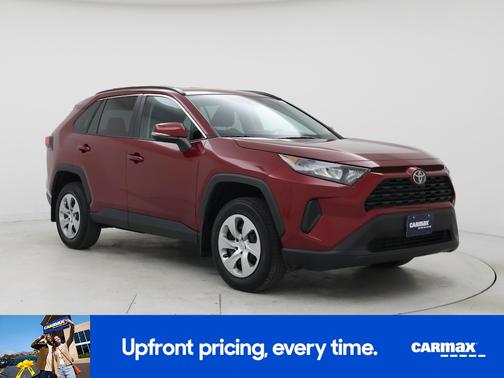 Red 2020 Toyota RAV4 LE