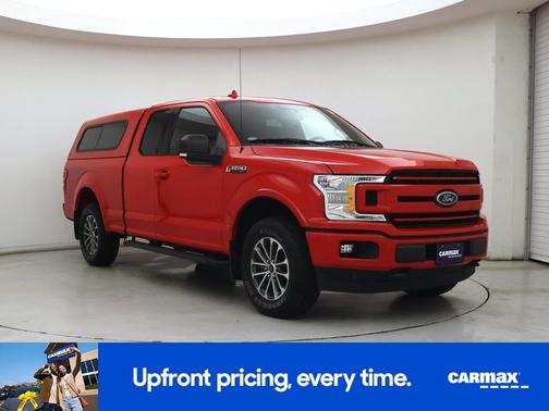 Red 2018 Ford F-150 XLT