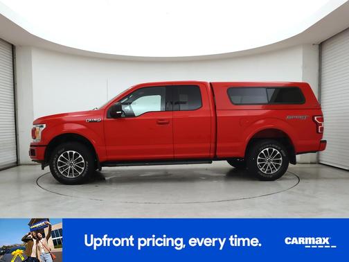 Red 2018 Ford F-150 XLT