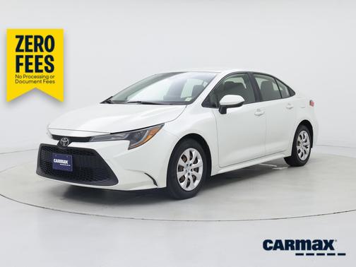 White 2021 Toyota Corolla LE