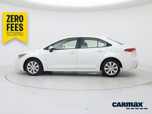 White 2021 Toyota Corolla LE