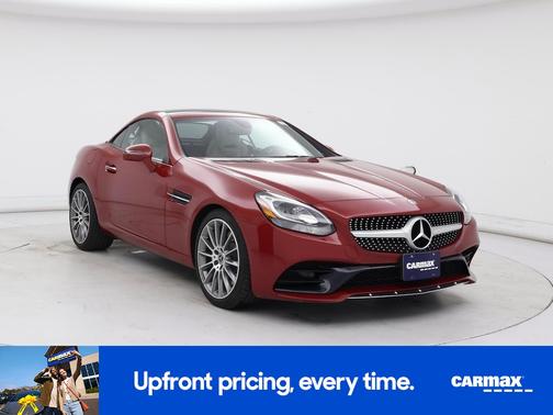 Red 2020 Mercedes-Benz SLC 300