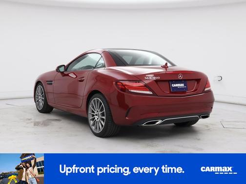 Red 2020 Mercedes-Benz SLC 300