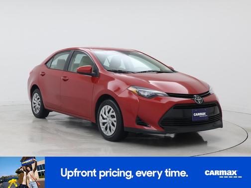 Red 2018 Toyota Corolla LE