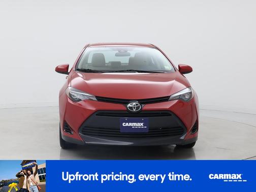 Red 2018 Toyota Corolla LE