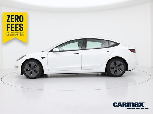 White 2021 Tesla Model 3 Standard Range Plus