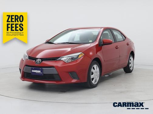 Red 2016 Toyota Corolla LE