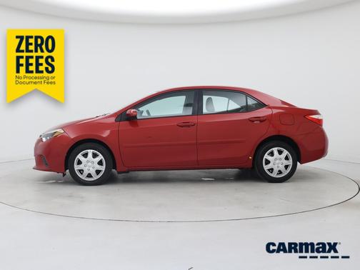 Red 2016 Toyota Corolla LE