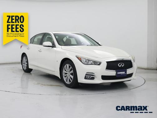 White 2015 INFINITI Q50 Premium
