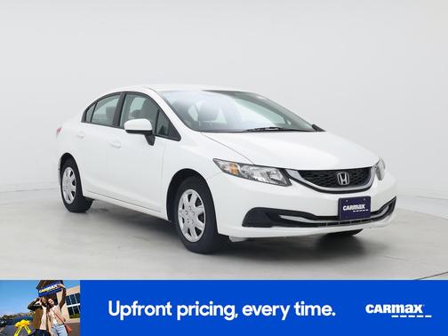 White 2014 Honda Civic LX