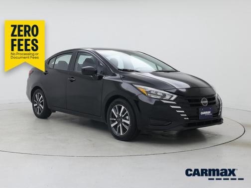 Black 2025 Nissan Versa SV
