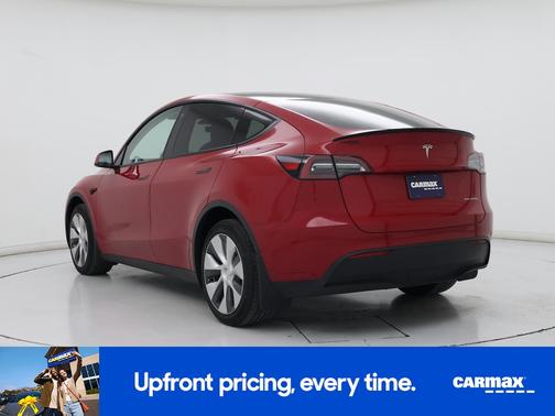 Red 2023 Tesla Model Y Long Range