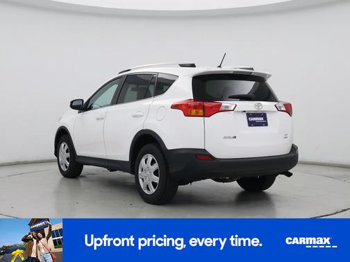 White 2015 Toyota RAV4 LE