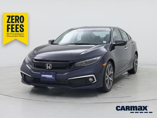 Blue 2019 Honda Civic Touring