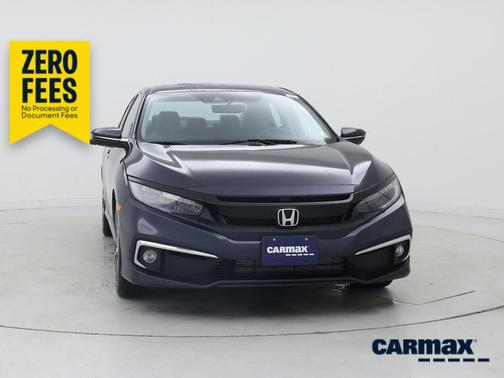 Blue 2019 Honda Civic Touring