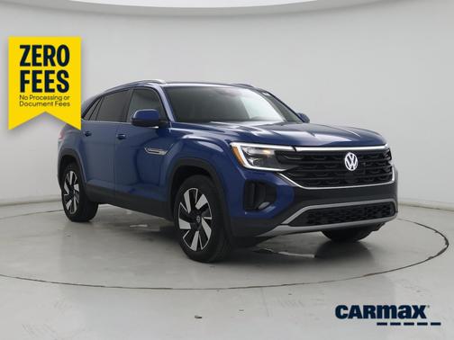 Blue 2025 Volkswagen Atlas Cross Sport SE w/Tech